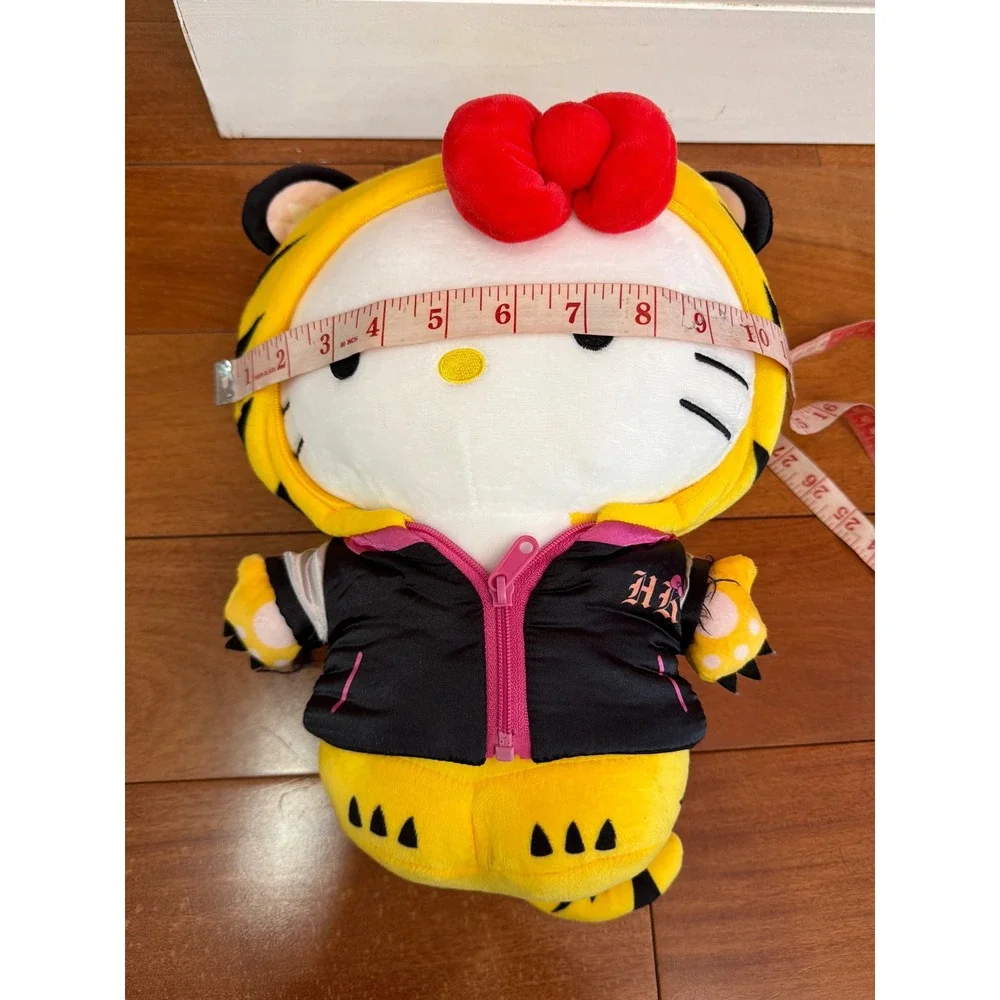 Kidrobot Hello Kitty Tiger Plush Yellow‎ Black Bomber Jacket 12